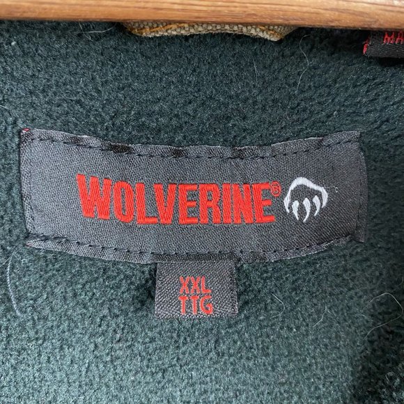 Wolverine Mens Fleece Lined Insulated Canvas Coat Jacket Heavy Duty Brown XXL - Picture 7 of 11